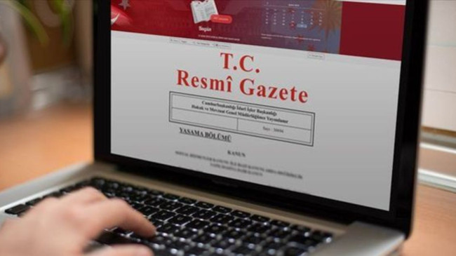 Resmi Gazete’de bugün (26.03.2022)